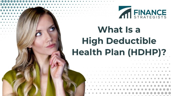 High-deductible health insurance