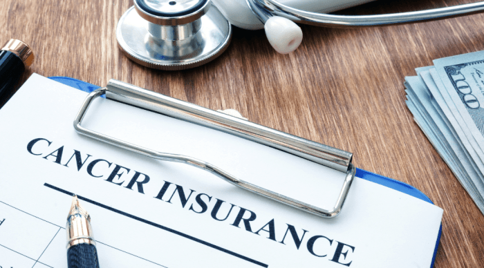 Cancer insurance plans